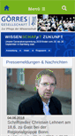 Mobile Screenshot of goerres-gesellschaft.de